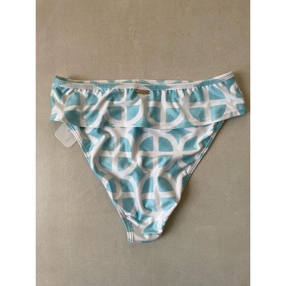 Kenny Flowers Swimwear Banded Bikini Bottom High Waist Maldives - Picture 5 of 11